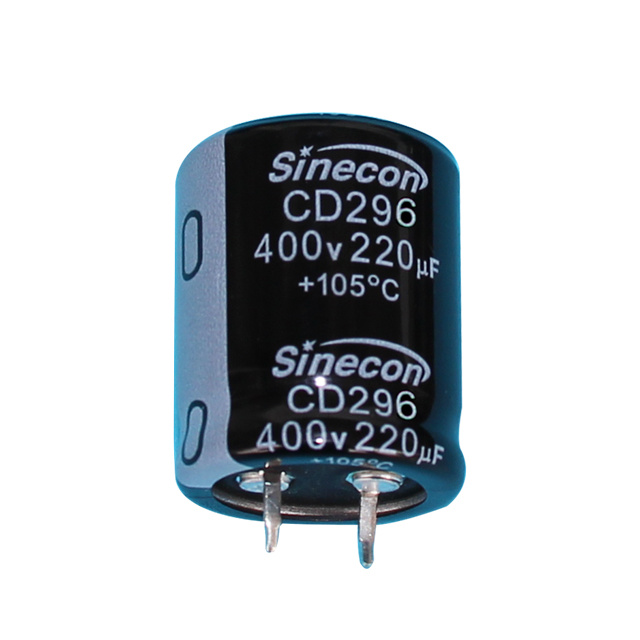 CD296 niedriger Leckage, blitzresistente Snaruminium-Elektrolytkondensator CD296 niedriger Leckage, blitzresistente Snaruminium-Elektrolytkondensator
