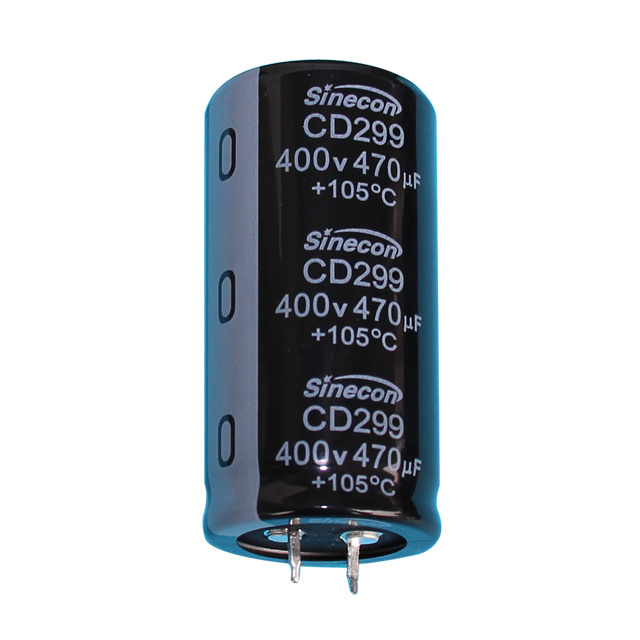 CD299 Ultra langer Lebensdauer, elektrolytischer Kondensator mit geringem Leckage-Aluminium CD299 Ultra langer Lebensdauer, elektrolytischer Kondensator mit geringem Leckage-Aluminium